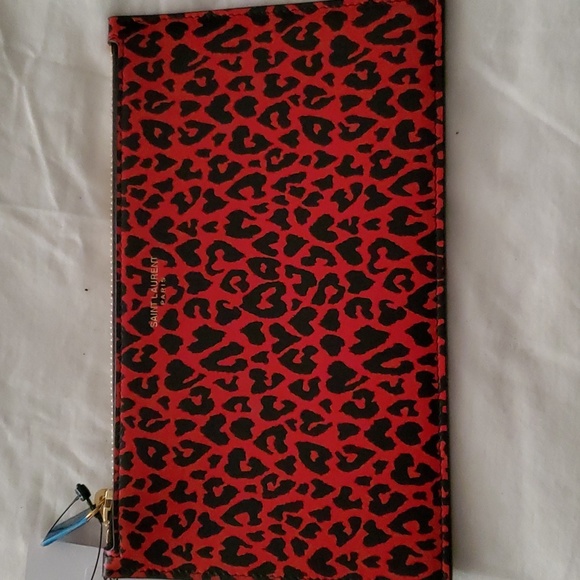 Authentic Saint Laurent Fiesta Pouch Anthony Vaccarello Collection - Picture 2 of 7